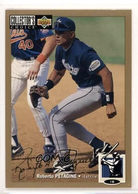 1994 Upper Deck Collector's Choice GOLD Signature Roberto Petagine RC #581