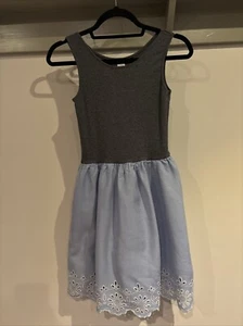 GAP Kids Grey & Blue Dress Size XXL (150-164cm) - Picture 1 of 7