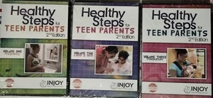 Healthy Steps For Teen Parents 2nd edition Vol 1,2,3 INJOY HEALTH EDUCATION DVDS - Picture 1 of 10
