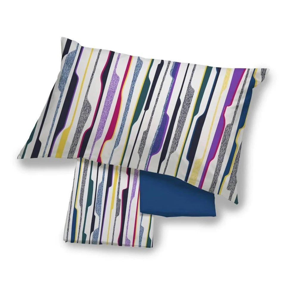 Lenzuola in cotone completo HAPPIDEA Parey geometrico - Immagine 1 di 1