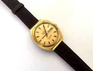 VINTAGE BOREL BY SYNCHRON CONQUISTADOR AUTOMATIC SWISS WATCH DAY DATE RUNS - Picture 1 of 10