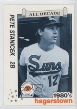 1990 Best Hagerstown Suns All Decade Pete Stanicek #29
