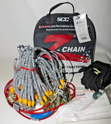 Z-575 SCC Z-Chain Diagonal Pattern Tire Chains, 1 Pair - Never Used - Image 1 of 4