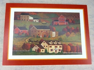 Vintage Current Greeting Thinking of You Hello Card Countryside Fall Autumn - Picture 1 of 3