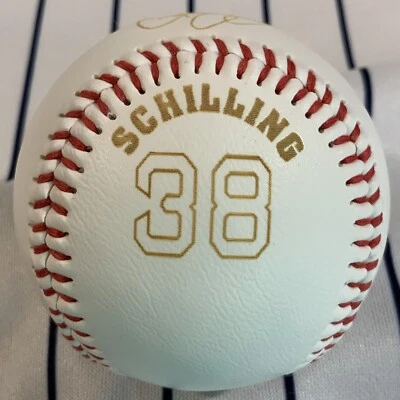 Boston Red Sox Curt Schilling Steiner Sports Souvenir Baseball Ball - Image 1 of 4
