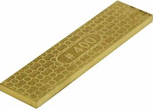 SK11 Double-sided diamond plate GOLD #400 #1000 25×100×5mm