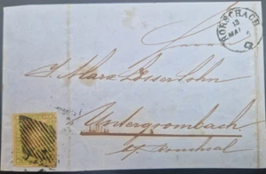 Strubelauslandsbrief 26B2 / 26C Rorschach-Untergrombach 13.05.57 260,00+ - Bild 1 von 4