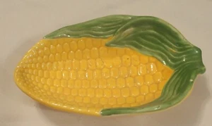 Vintage Ceramic Corn on the Cob Dish (7” x 4") - Picture 1 of 4