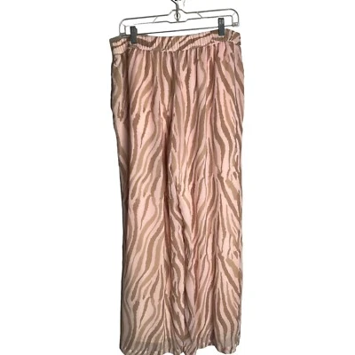 Мягкие окружения женщин Safi брюки размер большой розовый напечатано тянуть на широкую ногу - Изображение 1 из 4