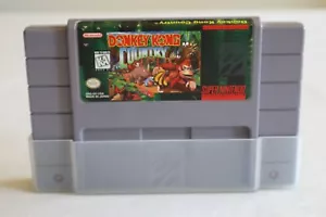 Donkey Kong Country Super Nintendo SNES 1992 Original Cartridge Only Vintage - Bild 1 von 10