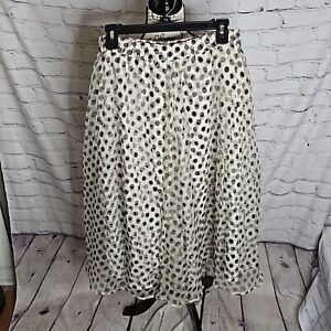 Anthropologie Dhruv Kapoor Kimmi A-Line Midi Skirt Size Small