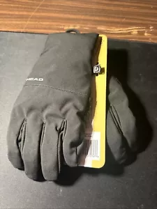 Head Men's Waterproof Hybrid Gloves, 1 Pair, Small (Black) New with Tags - Picture 1 of 2