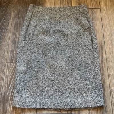 Falda Lápiz Lana Ann Taylor Marrón Multicolor Talla 2 Completamente Forrada Y2K Preppy Foto 1 de 4