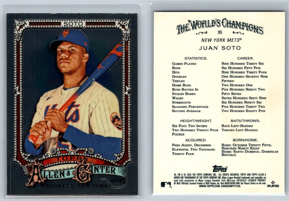 Topps Allen Ginter 2025 tamaño completo paralelo cromo refractor lámina filagree u Pick Foto 1 de 1