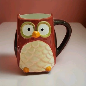 Tag Owl Forma Cerámica Decorativa Halloween Taza de Café/Taza 14 Oz - Imagen 1 de 8
