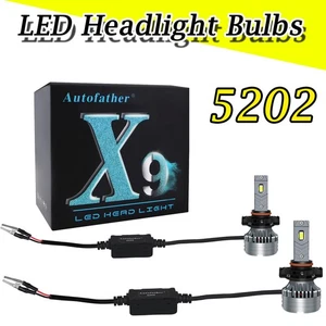 5202 H16 LED Fog Light Bulb 6500K for 2007-2015 Chevy Silverado 1500 White 2000W - Picture 1 of 6