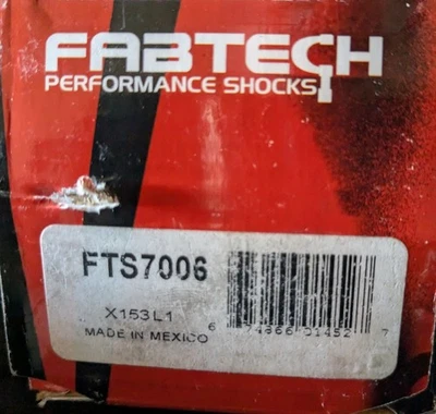 NEW Fabtech FTS7006 for 05-07 Ford F250/350 4WD Performance Steering Stabilizer - Image 1 of 4
