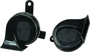 HELLA 012010901 Black 12V BX Trumpet Horn Kit (Toyota) - Picture 1 of 8
