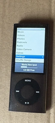 2009 Apple iPod Nano 5th Generation - (Black) MP3 Player w/ Camera 8GB - Image 1 of 2