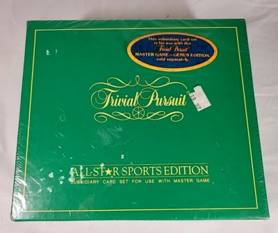 Trivial Pursuit / ALL STAR SPORTS Edition / Subsidiary Card Set / FACTORY SEALED - Image 1 of 3