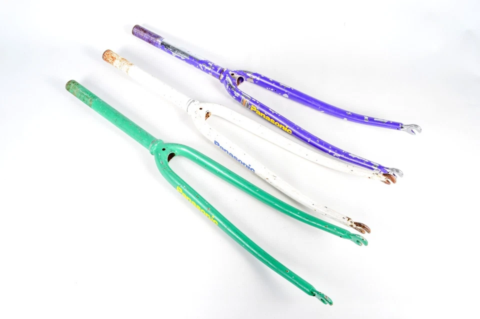 Panasonic Bicycle Fork Tange Steel Road Bike Fork 1" Threaded 700C 26.4 mm NOS - Image 1 of 1