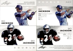 2024 Leaf EXCLUSIVE LEGEND BO JACKSON #ELE-01 ROYALS / RAIDERS - Picture 1 of 1