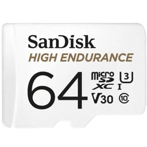 619659173081 Karta pamięci SanDisk High Endurance 64 GB MicroSDXC UHS-I Klasa 1 - Zdjęcie 1 z 1