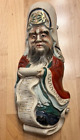 Figurine vintage japonaise en céramique pour Wall Wise Man vers début 20ème siècle