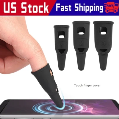 Дышащая силиконовая защита пальцев для сенсорных экранов — рисование/игры/рукописный текст - Изображение 1 из 4