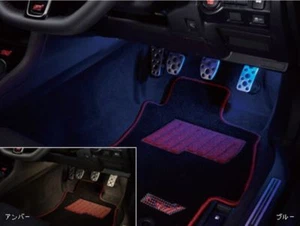 (NEW)JDM SUBARU VAG WRX STI LED FOOT LAMP GENUINE FRONT REAR AMBER&BLUE OEM - Picture 1 of 1