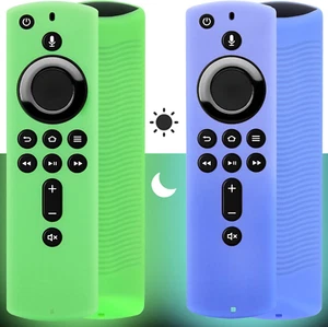 [2 Pack] Firestick Remote Cover Case (Glow in the Dark) Compatible with Fire TV  - Picture 1 of 12