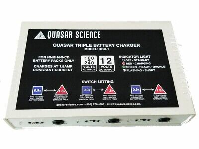 Genuine Quasar Science Triple Battery Charger...