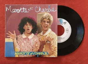 MAROTTE ET CHARLIE 1990 AB PRODUCTIONS HIT 8737367 VG++ VINYLE 45T SP - Picture 1 of 4