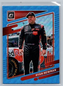 2022 DONRUSS RACING OPTIC CAROLINA BLUE WAVE PRIZM RYAN NEWMAN #12 NASCAR