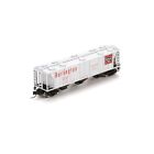 Athearn# 23849  PS-2 2893 3-Bay Covered Hopper CB&Q # 85174  N Scale