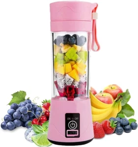380Ml Portable Blender, Six Blades 3D Juice 380Ml Cup, Small Fruit Mixer, Person - Picture 1 of 12