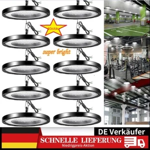 10X 500W UFO LED Hallenbeleuchtung Industrielampe Hallenstrahler Hallenleuchte - Bild 1 von 12
