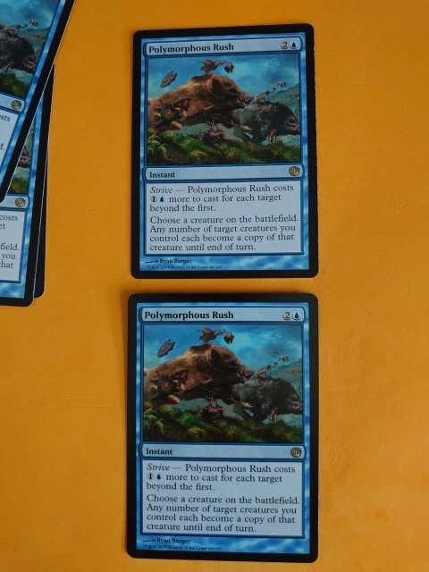 Polymorphous Rush x2 , Rare Instant JOURNEY INTO NYX . Magic The Gathering Card. - Image 1 of 4