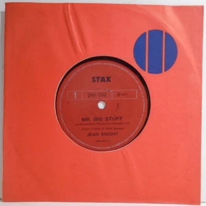 JEAN KNIGHT MR. BIG STUFF RARE BRAZIL 1971 FIRST PRESS MONO 7" STAX 2161 009 - Picture 1 of 4