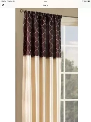 Panel Intercambiable Stylemaster Ludlow 54" x 84" con Banda Bordada Moca Foto 1 de 4