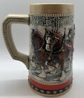 Vintage 1988 Anheuser Busch  Budweiser Holiday Christmas Beer Stein Clydesdales for sale