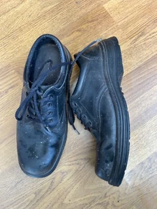 Arco Steel Toe Cap Black Shoes Boots Men’s Size 9 - Picture 1 of 9