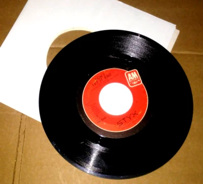 STYX Don't Let. It End/Rockin' The Paradise A&M 45 RPM L@@K! - Image 1 of 2