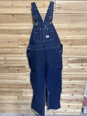 Macacão masculino Roundhouse Bib 38x32 lote 966 novo com etiquetas fabricado nos EUA - Imagem 1 de 3