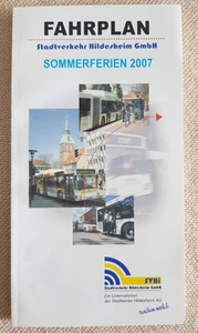Stadtverkehr Hildesheim Fahrplan SOMMERFERIEN 2007 - Bild 1 von 2