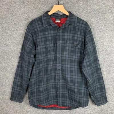 Nike 6.0 SB Para hombres Acolchado Forrado Franela a Cuadros Camisa Chaqueta Gris Talla Mediana Foto 1 de 4