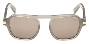 Ermenegildo Zegna EZ0241 Men Sunglasses Shiny Gray 51mm New & Authentic - Picture 1 of 6