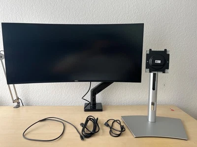 34‘‘ Curved Monitor Dell U3423WE - IPS WQHD mit USB-Hub - Wie neu  - Bild 1 von 4