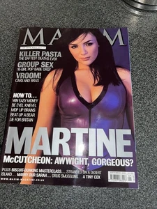 SEPTEMBER 1999 MAXIM UK TOP ZUSTAND SEHR SELTEN MARTINE gelagert - Bild 1 von 5