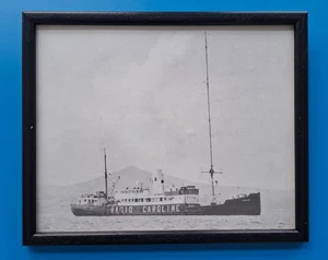 Pirate Radio Station Original Print Radio Caroline Broadcasting Ship 1960 - Foto 1 di 7